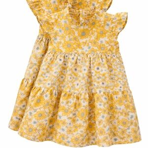 Carter's Yellow Floral Kids Dress